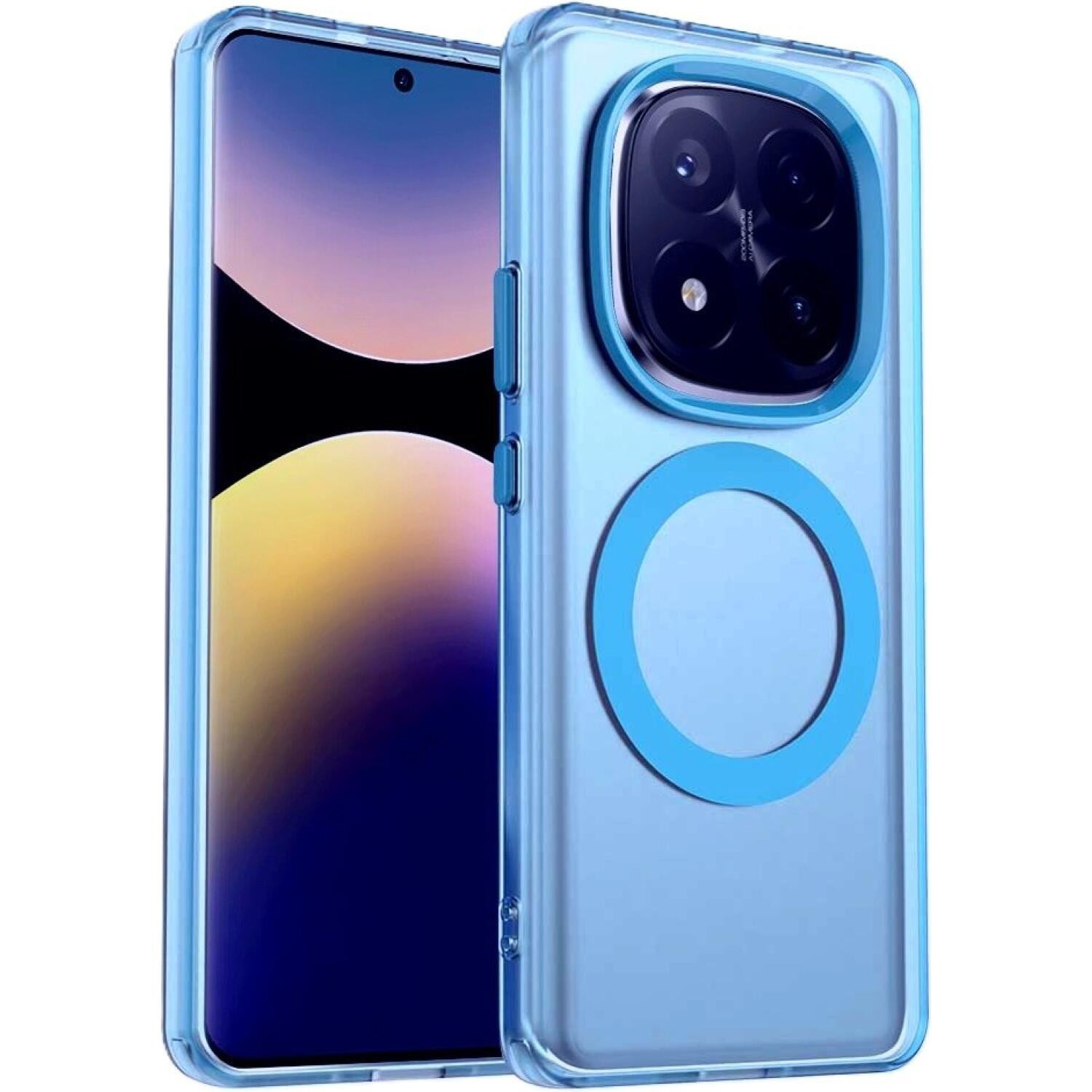 Θήκη Xiaomi Redmi Note 14 Pro Plus 5G Techsuit CandyCase Σκληρή Ημιδιάφανη με MagSafe - Blue (5949419311381)