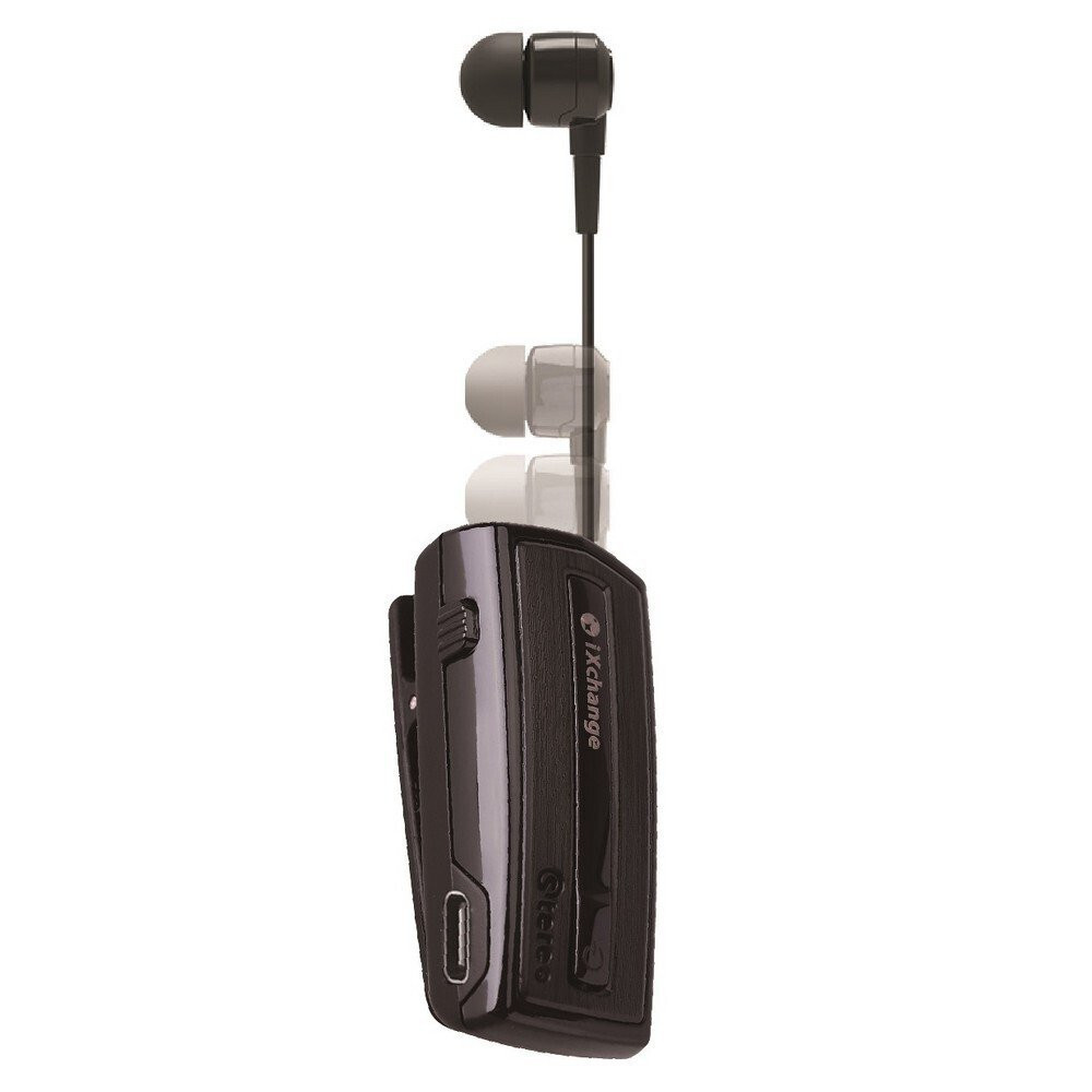 iXchange Stereo Retractable Bluetooth Headset UA28 - Black 