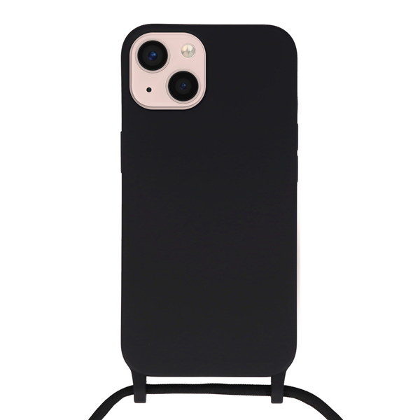Vivid Θήκη σιλικόνης με λουράκι Apple iPhone 13 - Black (13018493)