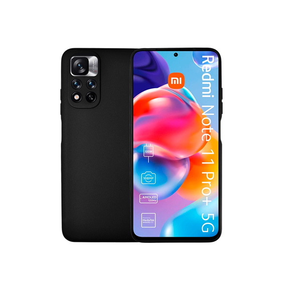 Vivid Case Silicone Matte Xiaomi Redmi Note 11 Pro+ 5G Black (13019354)