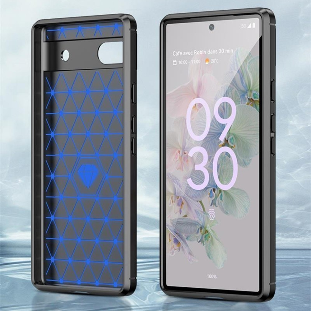 Vivid Carbon Silicone - Θήκη Σιλικόνης Google Pixel 6a - Black (UNCAPIXEL6ABK)