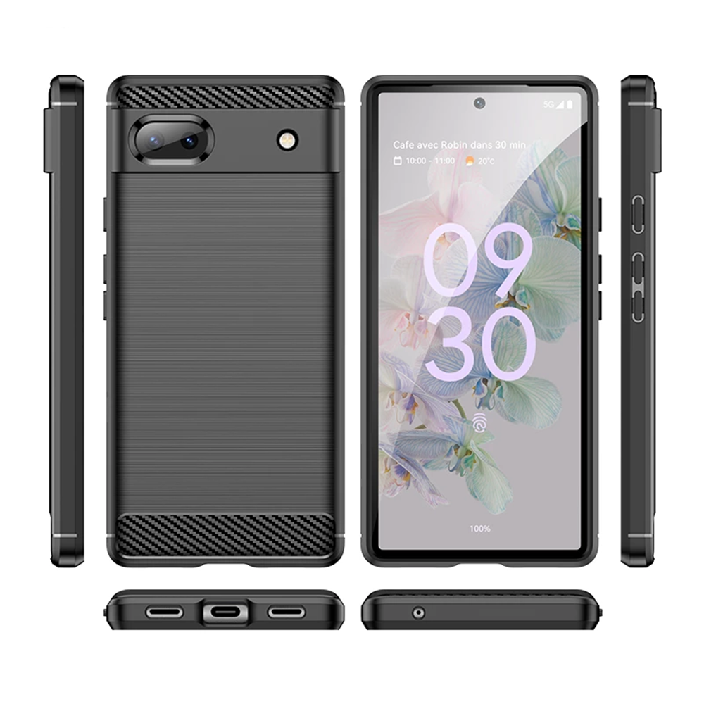Vivid Carbon Silicone - Θήκη Σιλικόνης Google Pixel 6a - Black (UNCAPIXEL6ABK)