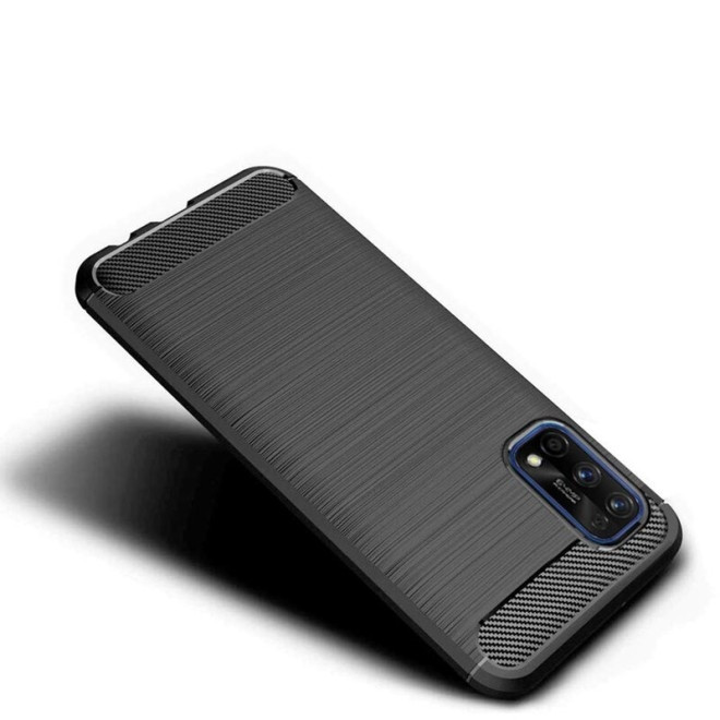 Vivid Carbon Silicone - Θήκη Σιλικόνης Realme 7 Pro - Black (UNCAREALME7PROBK)