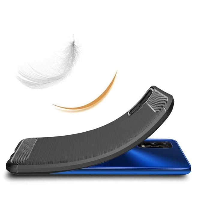 Vivid Carbon Silicone - Θήκη Σιλικόνης Realme 7 Pro - Black (UNCAREALME7PROBK)