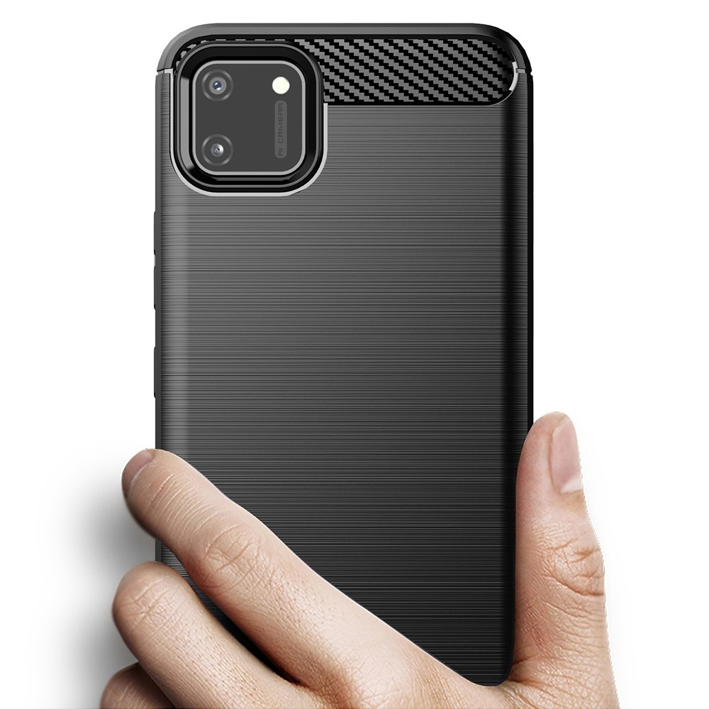 Vivid Carbon Silicone - Θήκη Σιλικόνης Realme C11 - Black (UNCAREALMEC11BK)