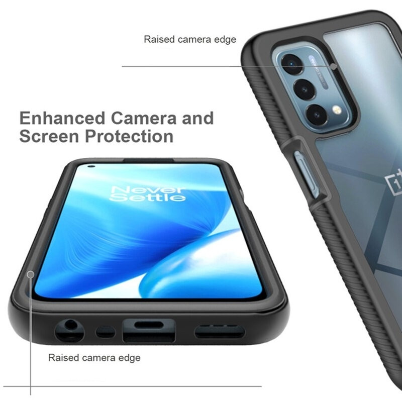 Vivid Defence 360 Pro Ανθεκτική Θήκη με Screen Protector - OnePlus Nord N200 5G - Black (UNDEFENCEONEPLUSN200BK)