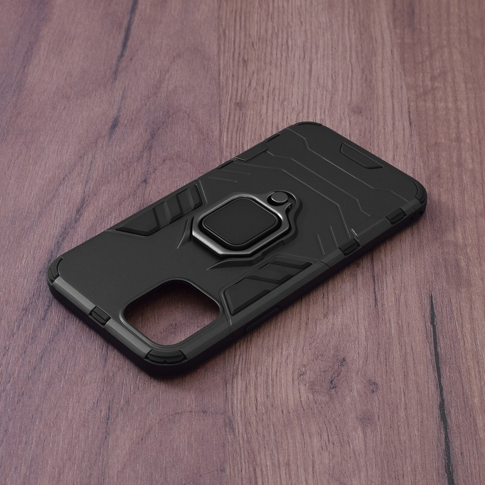 Vivid Shield Case - Ανθεκτική Θήκη Apple iPhone 11 Pro με Μεταλλικό Ring Holder - Black (UNSHIELDIPHONE11PROBK)