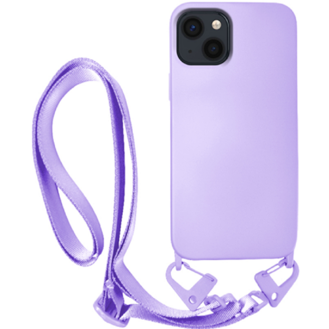Vivid Silicone Case Strap Apple iPhone 13 Lilac (13018457)