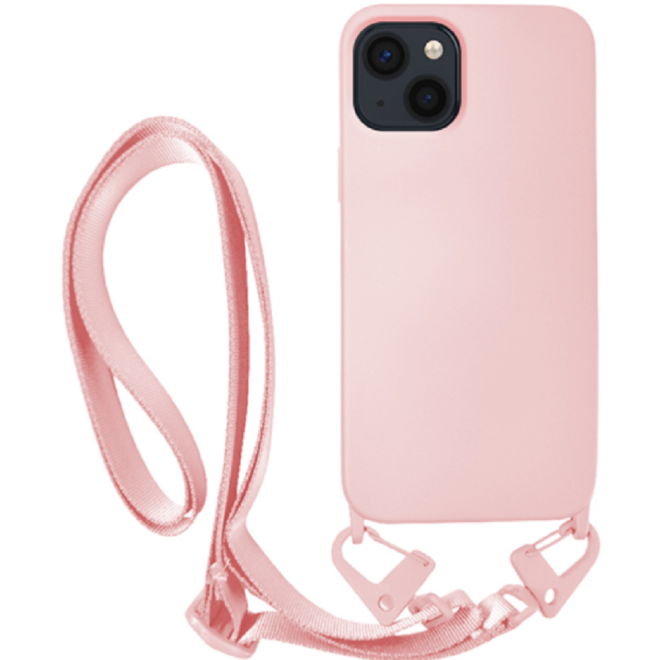 Vivid Silicone Case Strap Apple iPhone 13 Nude (13018458)