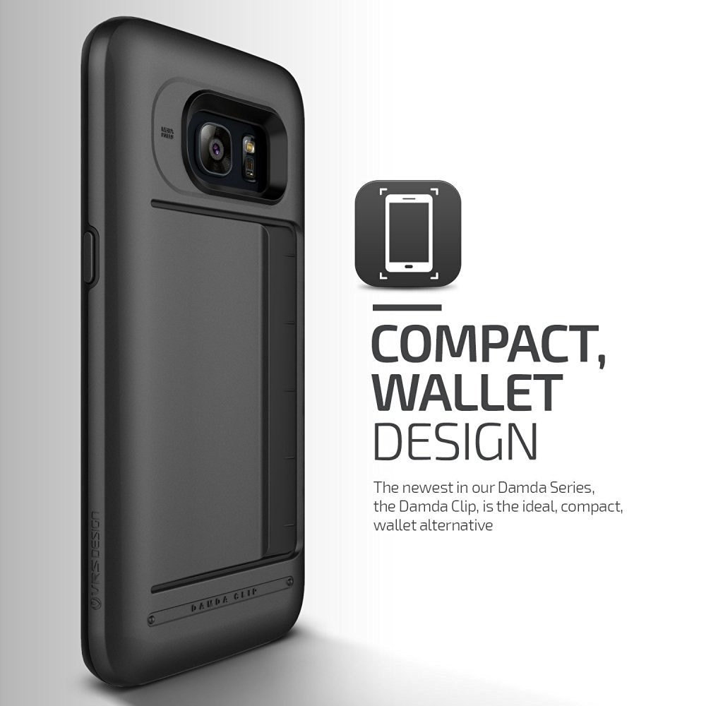 Verus Θήκη Damda Clip Series Samsung Galaxy S7 Edge - Dark Silver (VRG7E-DCPDS)
