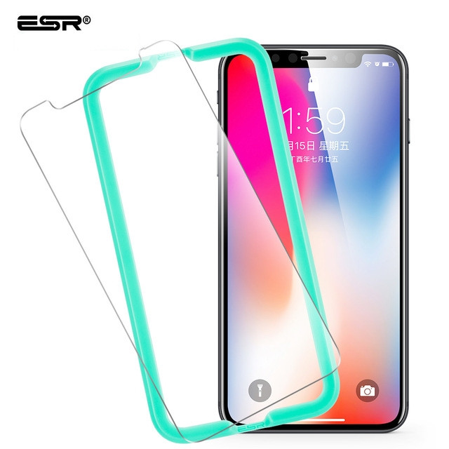 ESR Premium Quality Tempered Glass iPhone X/Xs/11 Pro (With Easy Installation Kit) - (200-108-950)