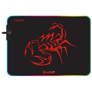 Marvo Scorpion MG08 Gaming Mouse Pad Medium 350mm με RGB Φωτισμό Μαύρο (MV-MG08)