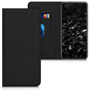 Θήκη-Πορτοφόλι για Xiaomi Redmi Note 7 μαύρο με stand by KW (200-104-152)