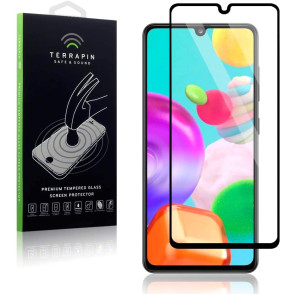 Terrapin Tempered Glass - Fullface Αντιχαρακτικό Γυαλί Οθόνης Samsung Galaxy A41 - Black (006-002-393)