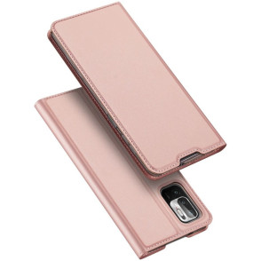 Duxducis SkinPro Flip Θήκη για Xiaomi Redmi Note 10 5G/Poco M3 Pro - Pink (200-108-667)