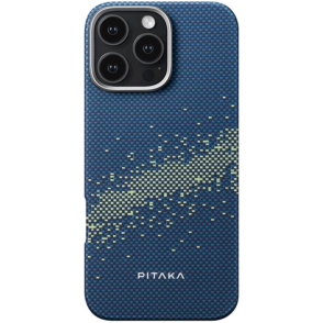 Θήκη Apple iPhone 16 Pro Max - Pitaka StarPeak Tactile Woven MagEZ Case 6 Aramid Fiber Body με MagSafe - 1.04mm - 1500D - Milky Way Galaxy (KI1602PMYG)