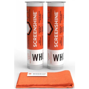 Whoosh! Screen Shine Cleaner Refill Cartridge - Σετ με 2 Ανταλλακτικά Υγρά Σπρέι Καθαρισμού Οθόνης & Συσκευών για Φιάλη Commercial Screen Shine 500 ml & 1 x Αντιμικροβιακό Πανάκι από Μικροΐνες (CTG2PK473)
