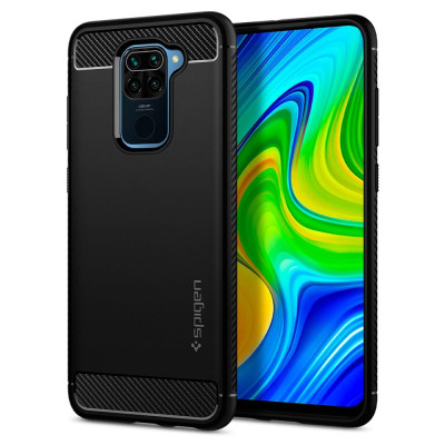 Spigen Xiaomi Redmi Note 9 Rugged Armor Black (ACS01192)