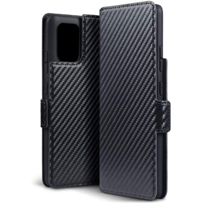Terrapin Low Profile Θήκη - Πορτοφόλι Carbon Fibre Samsung Galaxy S10 Lite - Black (117-002a-266)