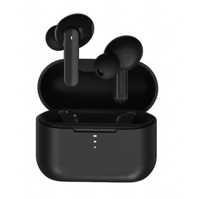 QCY T10PRO TWS BLACK Dual Driver 4-mic noise cancel. True Wireless Earbuds - Quick Charge 600mAh - I