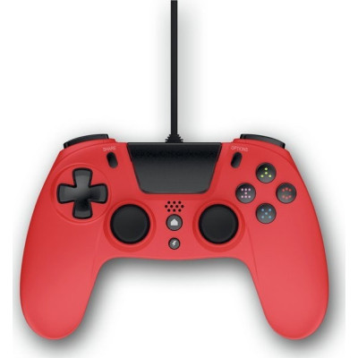 Gioteck Ενσύρματο Χειριστήριο VX4 Για Το Playstation 4 – Κόκκινο (VX4PS4-13-MU)
