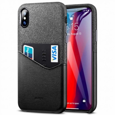 ESR iPhone Xs Max Metro Wallet Case Black (200-103-455)