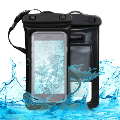 KW Universal Αδιάβροχη Θήκη Πουγκί για Smartphones έως 5.5'' - Black (200-102-734)