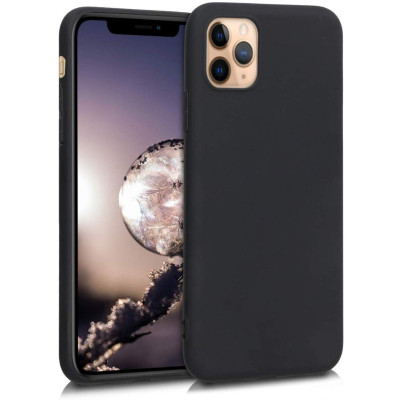 KW Θήκη Σιλικόνης iPhone 11 Pro - Black Matte (200-104-399)