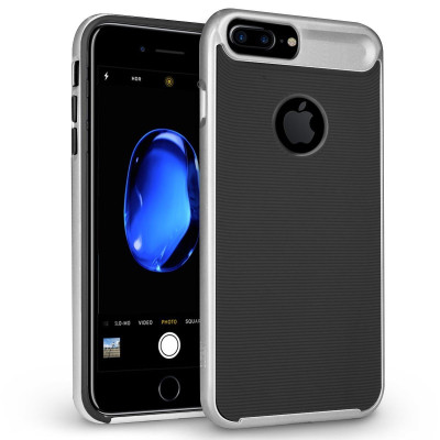 Θήκη Orzly Airframe Silver/Black για iPhone 7 Plus (200-101-448)