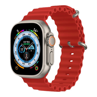 Λουράκι Σιλικόνης Ocean Band Sonique για Apple Watch (42/44/45/49MM) Κόκκινο - Sonique - Κόκκινο - Λουράκια