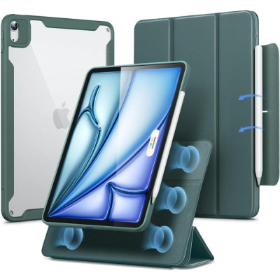 ESR Rebound Hybrid 360 Θήκη Apple iPad Air 6 2024 11" / Air 5 2022 10.9" / Air 4 2020 10.9" με Υποδοχή Apple Pencil - Forest Green (4894240164594)