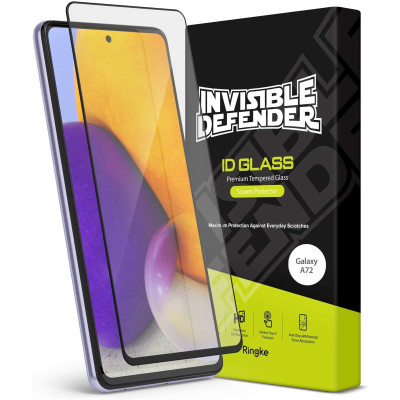 Ringke Invisible Defender ID Tempered Glass - Premium Full Cover Αντιχαρακτικό Γυαλί Οθόνης Xiaomi Redmi Note 10 Pro - Black (8809785456765)