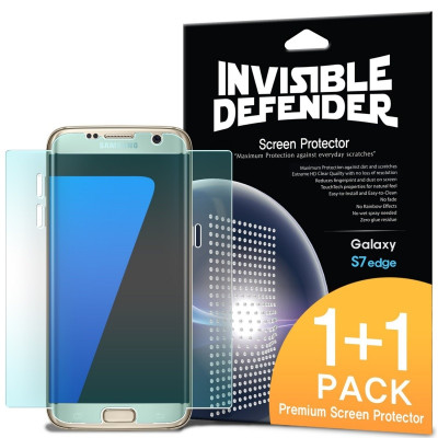 Ringke Invisible Defender 2 Pack Screen Protector Samsung Galaxy S7 Edge