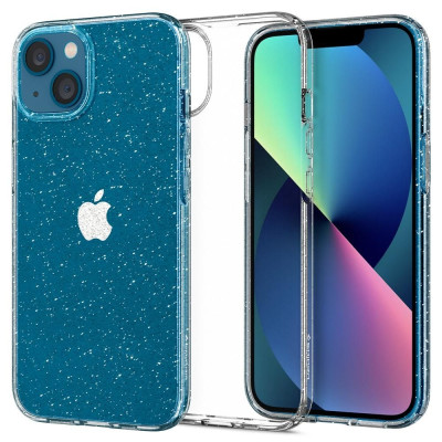 Spigen Θήκη Σιλικόνης Liquid Crystal Glitter - Apple iPhone 13 mini - Crystal Quartz (ACS03312)