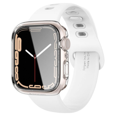 Spigen Θήκη Ultra Hybrid Apple Watch 7 (45mm) - Crystal Clear (ACS04180)