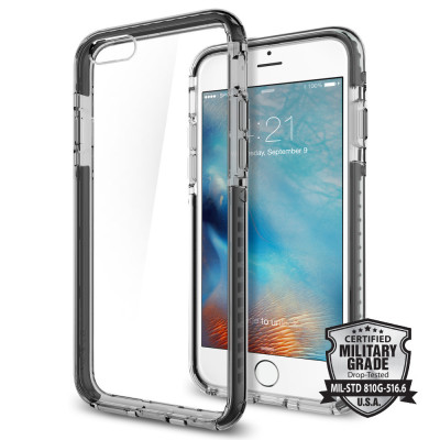 Spigen iPhone 6 / 6s Ultra Hybrid TECH Crystal Black (SGP11603)