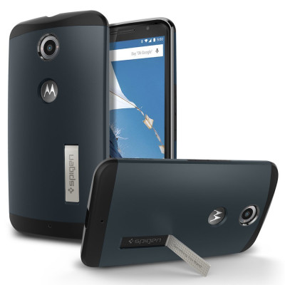 Spigen Nexus 6 Case Slim Armor Metal Slate (SGP11237)