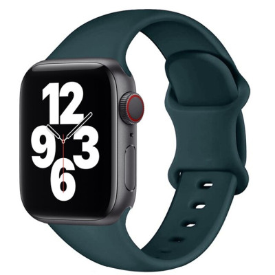 Λουράκι Σιλικόνης ΟΕΜ για Apple Watch SE/7/6/5/4 (42/44/45mm) - Mallard Green (200-109-646)