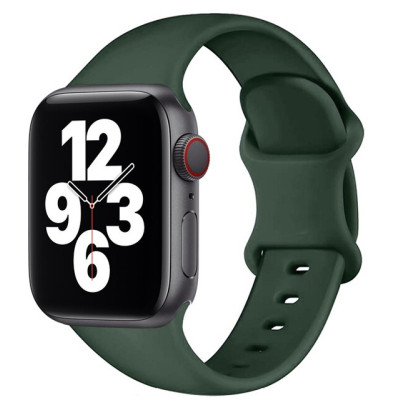 Λουράκι Σιλικόνης ΟΕΜ για Apple Watch SE/7/6/5/4 (42/44/45mm) - Dark Green (200-109-647)