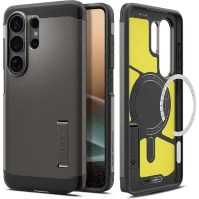 Θήκη Samsung Galaxy S26 Ultra Spigen Tough Armor MagFit Ανθεκτική με MagSafe & KickStand - Gunmetal (ACS10685)