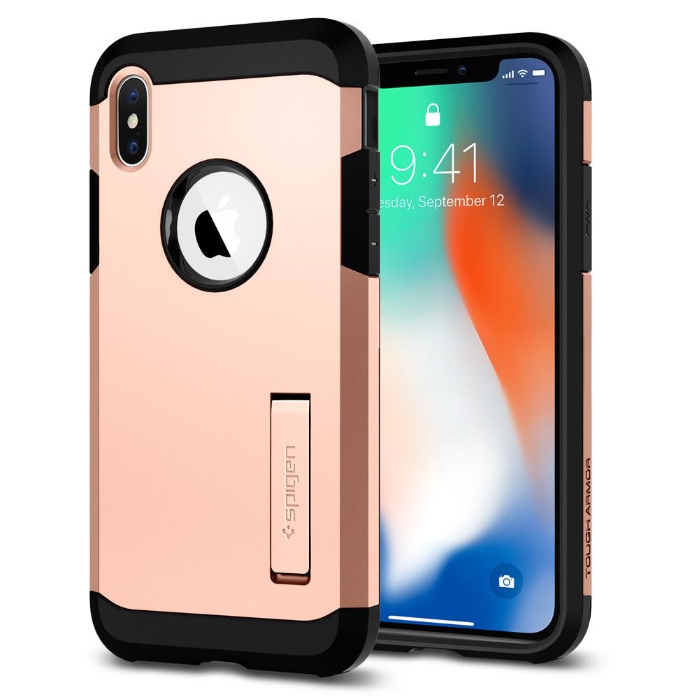 Spigen iPhone X Tough Armor Blush Gold (057CS22162)