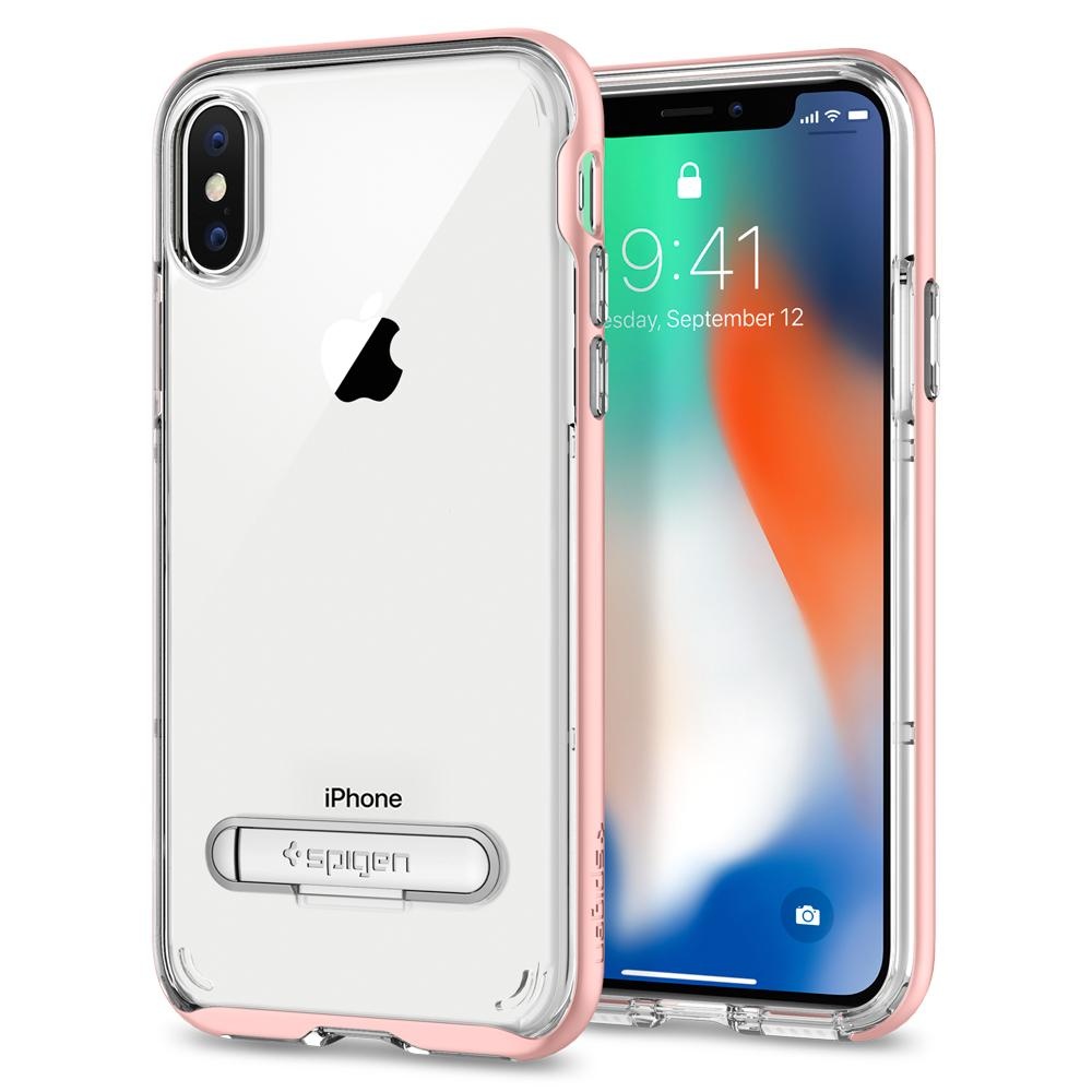 Spigen iPhone X Crystal Hybrid Rose Gold (057CS22146)