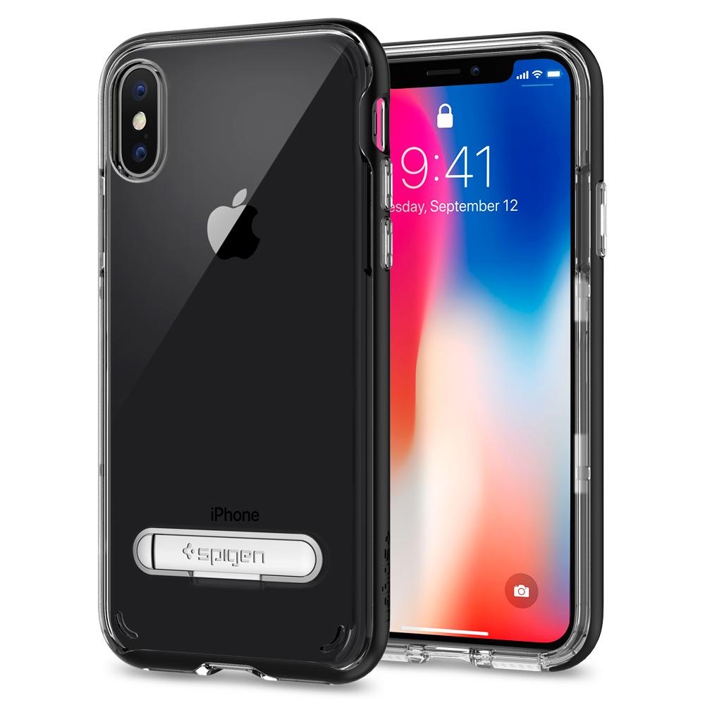 Spigen iPhone X Crystal Hybrid Black (057CS22147)