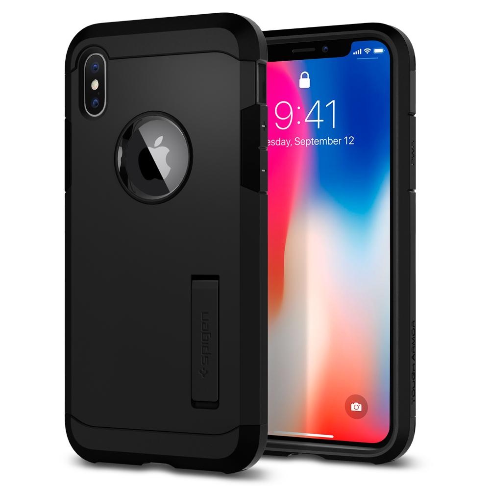 Spigen iPhone X Tough Armor Black (057CS22160)