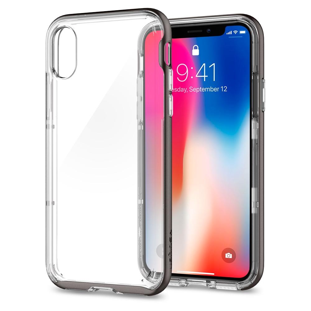 Spigen iPhone X Neo Hybrid Crystal Gunmetal (057CS22172)