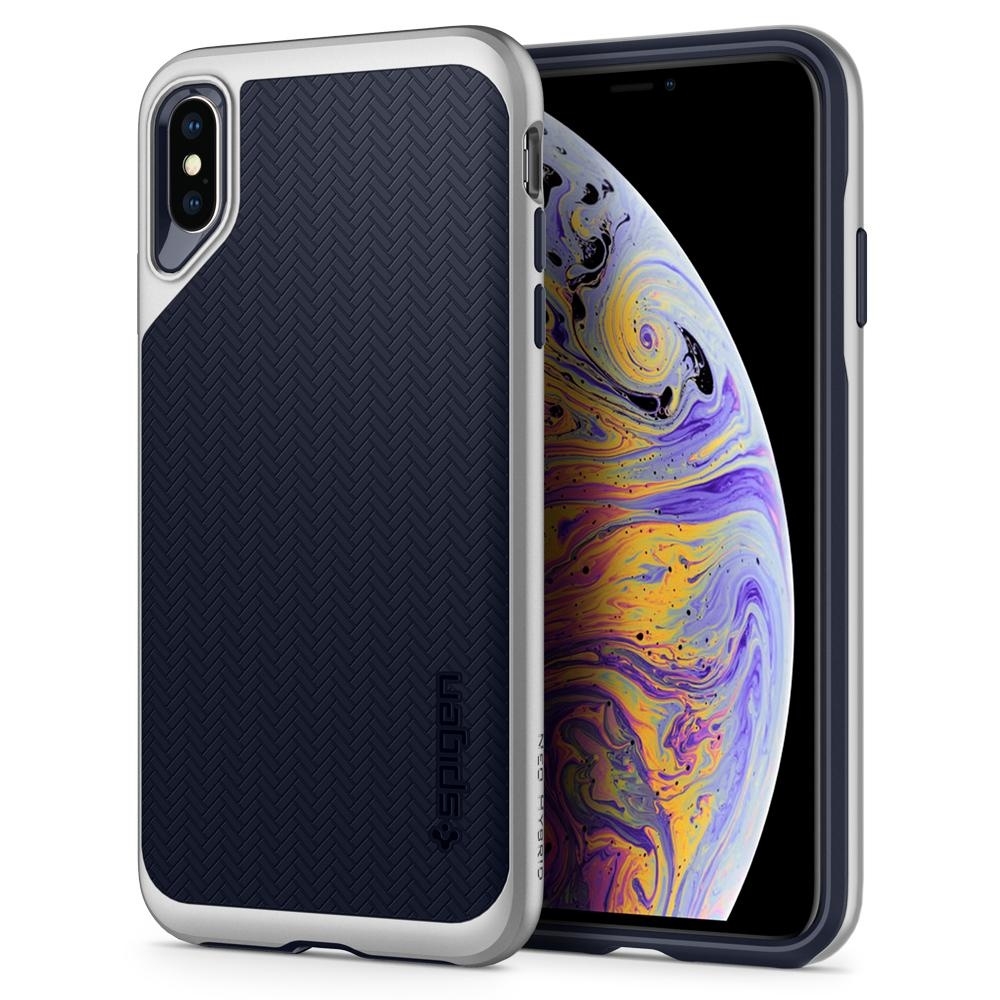 Spigen iPhone Xs Max Neo Hybrid Satin Silver (065CS24840)