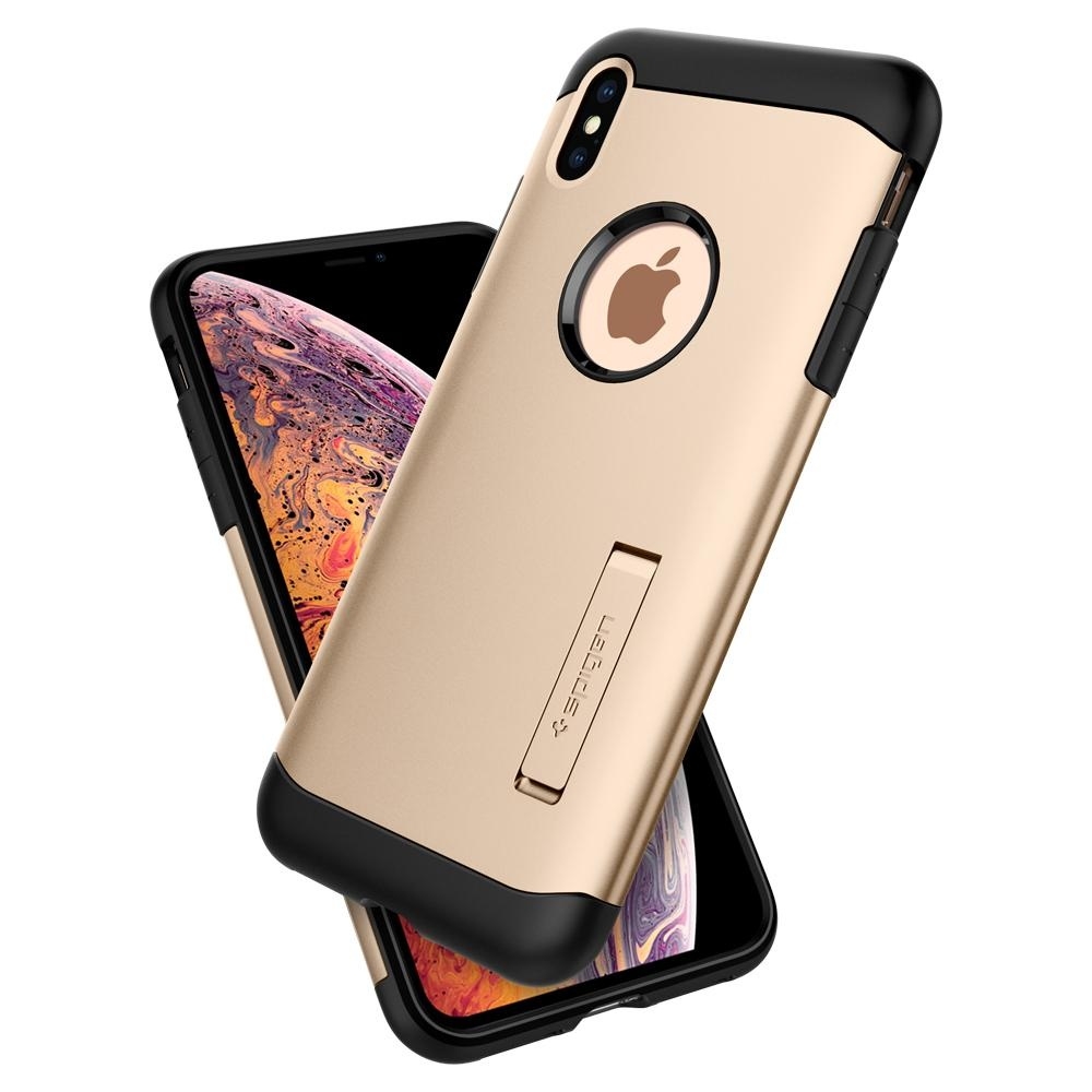 Spigen iPhone Xs Max Slim Armor Gold (065CS25154)