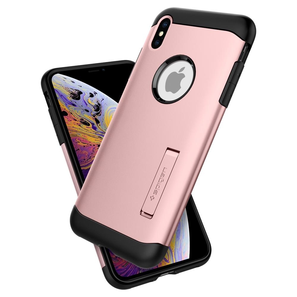 Spigen iPhone Xs Max Slim Armor Rose Gold (065CS25157)