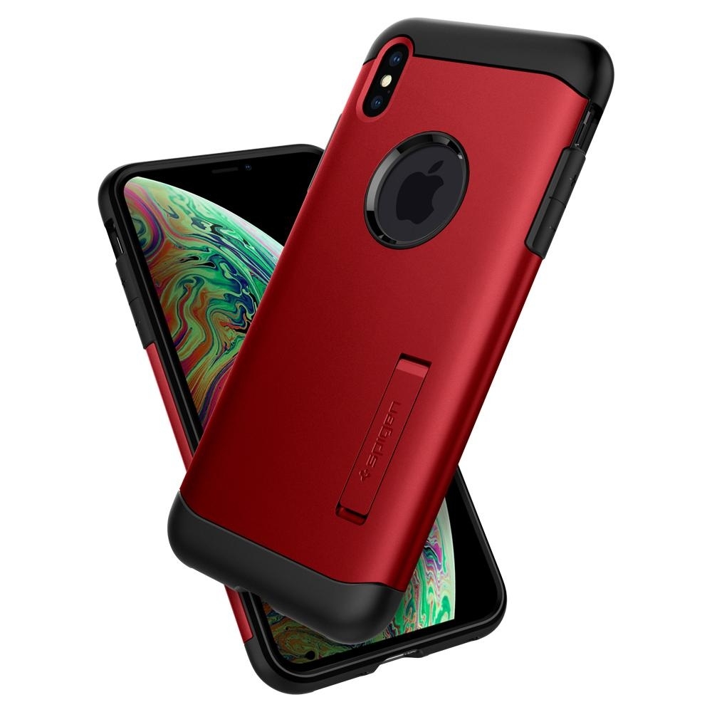 Spigen iPhone Xs Max Slim Armor Merlot Red (065CS25158)