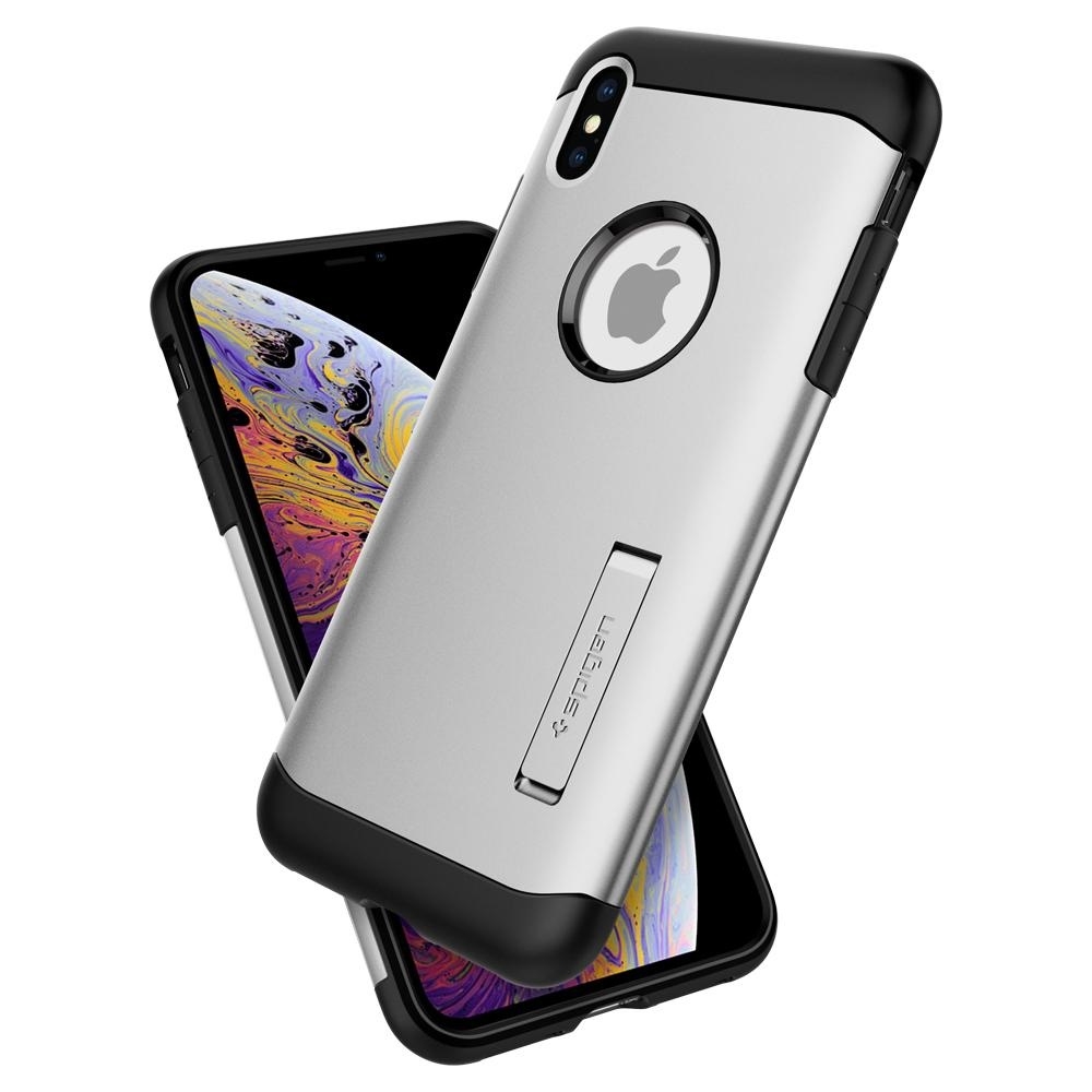 Spigen iPhone Xs Max Slim Armor Satin Silver (065CS25159)